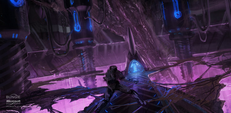 Illustration for article titled The Art Of Halo Is Like A Postcard From The End Of The Universe